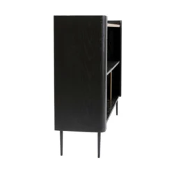 Zwart Design Dressoir Open Vakken -BEPUREHOME Winkel kare design milano zwart design dressoir open vakken 05