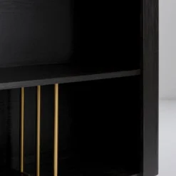 Zwart Design Dressoir Open Vakken -BEPUREHOME Winkel kare design milano zwart design dressoir open vakken 09