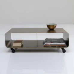 Tv-meubel Op Wielen Brons -BEPUREHOME Winkel kare design mobil bronze verrijdbaar tv meubel brons goud 04