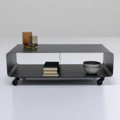 Verrijdbaar Tv-meubel Donkergrijs -BEPUREHOME Winkel kare design mobil grey verrijdbaar tv meubel donkergrijs 04