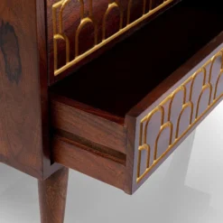 Mangohouten Wandkast Met Goud -BEPUREHOME Winkel kare design muskat mangohouten wandkast met goud 07