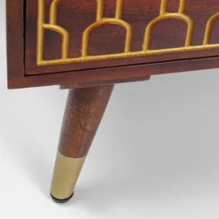 Mangohouten Wandkast Met Goud -BEPUREHOME Winkel kare design muskat mangohouten wandkast met goud 09