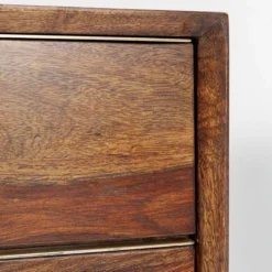 Sheesham Hout Dressoir 140 Cm -BEPUREHOME Winkel kare design ravello dressoir van sheeshamhout 140 cm 04