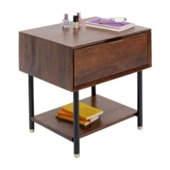 Nachtkastje Van Sheeshamhout -BEPUREHOME Winkel kare design ravello nachtkastje van sheeshamhout 03