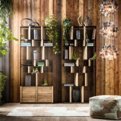 Open Wandkast Van Dennenhout 11 Open Wandkast Van Dennenhout -BEPUREHOME Winkel kare design storm open wandkast van dennenhout 05