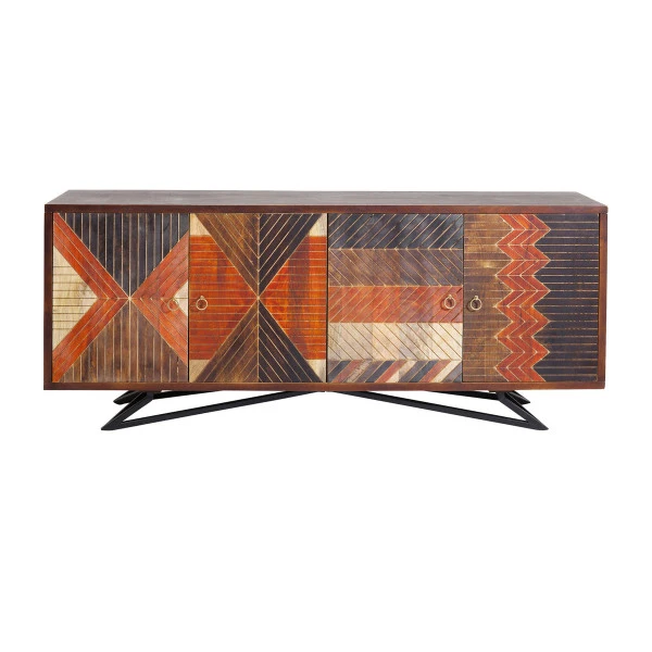 Houten Dressoir Indianen 3 Houten Dressoir Indianen