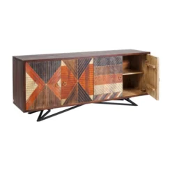 Houten Dressoir Indianen 20 Houten Dressoir Indianen -BEPUREHOME Winkel kare design tomahawk houten dressoir indianen 83370 007