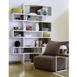 Witte Design Boekenkast 220 Cm -BEPUREHOME Winkel kast tundo amavel 220 wit 04 800x800 1