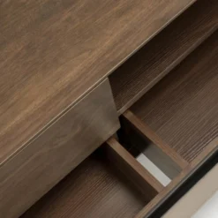 Walnoot Tv-meubel -BEPUREHOME Winkel kave home cutt modern walnoot tv meubel 06