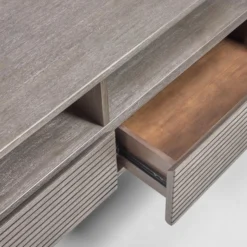 TV-meubel Grijs Acacia Hout -BEPUREHOME Winkel kave home indiann tv meubel grijs acaciahout 03