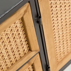 Zwart Tv-meubel Met Webbing 18 Zwart Tv-meubel Met Webbing -BEPUREHOME Winkel kave home kyoko zwart tv meubel met webbing 11