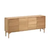 Retro Dressoir Eiken 1 Retro Dressoir Eiken -BEPUREHOME Winkel kave home lenon retro dressoir eiken 01