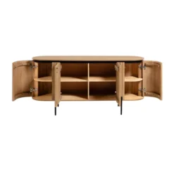 Ovaal Dressoir Van Mango Hout -BEPUREHOME Winkel kave home licia ovaal dressoir van mangohout 04