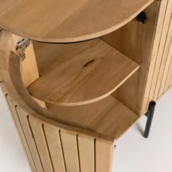 Ovaal Dressoir Van Mango Hout -BEPUREHOME Winkel kave home licia ovaal dressoir van mangohout 06