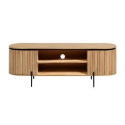 Tv-meubel Ovaal Mangohout -BEPUREHOME Winkel kave home licia ovaal tv meubel van mangohout 02