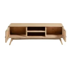 Rotan Tv-meubel Hout -BEPUREHOME Winkel kave home nalu houten tv meubel met webbing 04