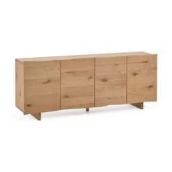 Boomstam Dressoir Eiken -BEPUREHOME Winkel kave home rasha eiken boomstam dressoir 08