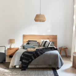 Eiken Boomstam Nachtkastje -BEPUREHOME Winkel kave home rasha eiken boomstam nachtkastje 02