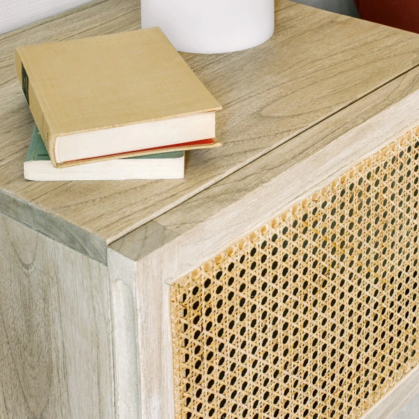 Rotan Webbing Nachtkastje 8 Rotan Webbing Nachtkastje - Afbeelding 6