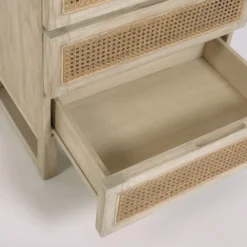 Rotan Webbing Smalle Ladekast -BEPUREHOME Winkel kave home rexit rotan webbing smalle ladekast 04