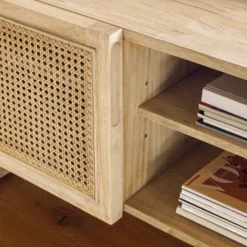 Tv-meubel Rotan Webbing -BEPUREHOME Winkel kave home rexit rotan webbing tv meubel 10