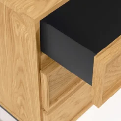 Brede Ladekast Eiken 12 Brede Ladekast Eiken -BEPUREHOME Winkel kave home taiana brede ladekast eiken 05