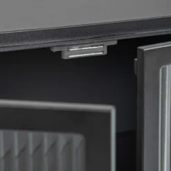 Zwart Dressoir Met Ribbelglas -BEPUREHOME Winkel kave home trixie zwart dressoir met ribbelglas 10