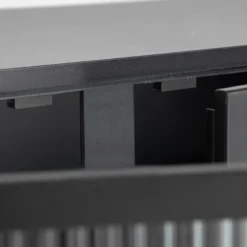 Zwart Tv-meubel Met Ribbelglas -BEPUREHOME Winkel kave home trixie zwart tv meubel met ribbelglas 11