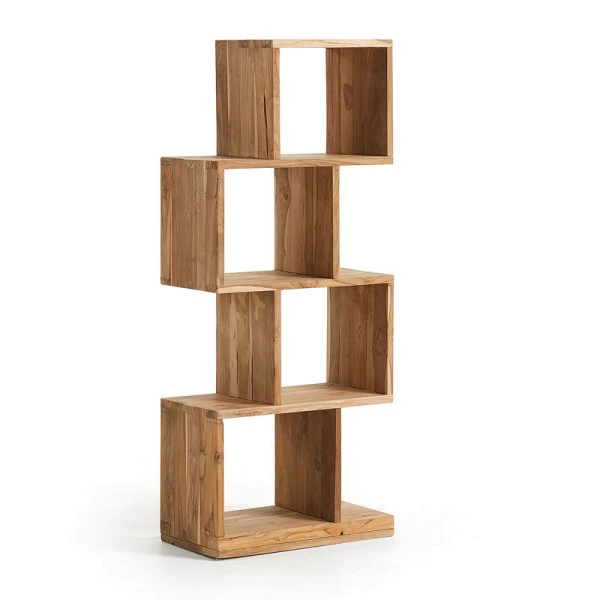 Open Kast Van Teak Hout 4 Open Kast Van Teak Hout - Afbeelding 2