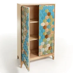 Kleurrijke Kast Mozaiek -BEPUREHOME Winkel laforma ilka wandkast met mozaiek patroon 03