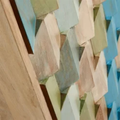 Kleurrijke Kast Mozaiek -BEPUREHOME Winkel laforma ilka wandkast met mozaiek patroon 04