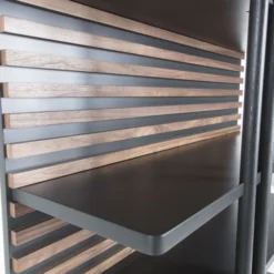 Open Wandrek Mat Grijs 11 Open Wandrek Mat Grijs -BEPUREHOME Winkel laforma mahon open metalen boekenkast 03