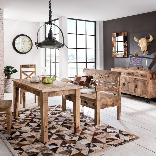 Robuust Dressoir Mangohout 7 Robuust Dressoir Mangohout - Afbeelding 5