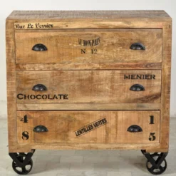 Robuuste Ladekast Industrieel -BEPUREHOME Winkel lavis porter industriele ladekast met tekst 01