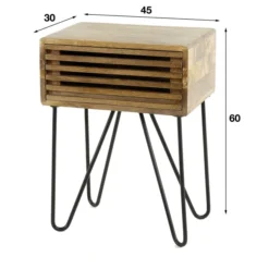 Mangohouten Nachtkastje Met Lade -BEPUREHOME Winkel mangohouten nachtkastje met lade tweak giani 06