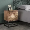 Massief Acaciahouten Nachtkastje 2 Massief Acaciahouten Nachtkastje -BEPUREHOME Winkel massief acaciahouten nachtkastje mill giani 01