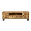 Tv-meubel Rustiek Mangohout 200 Cm 1 Tv-meubel Rustiek Mangohout 200 Cm -BEPUREHOME Winkel mobiel tv meubel verweerd mangohout lavis porter 01