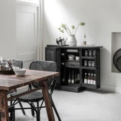 Zwarte Drankkast Bartafel 21 Zwarte Drankkast Bartafel -BEPUREHOME Winkel must living connaught zwarte drankkast bartafel 10