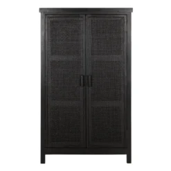 Zwarte Kast Met Rotan -BEPUREHOME Winkel must living provence zwarte kast met rotan 01