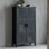 Zwarte Kast Met Rotan