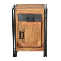 Nachtkastje Van Sheeshamhout Dicht