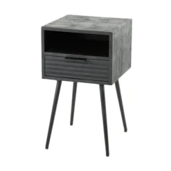 Nachtkastje Zwart Mangohout -BEPUREHOME Winkel nachtkastje zwart mangohout marina giani 05