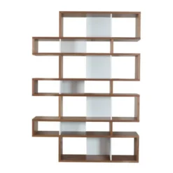 Hoge Boekenkast Walnoot 220 Cm