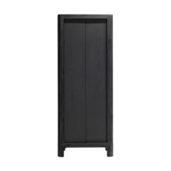 Hoge Zwarte Wandkast