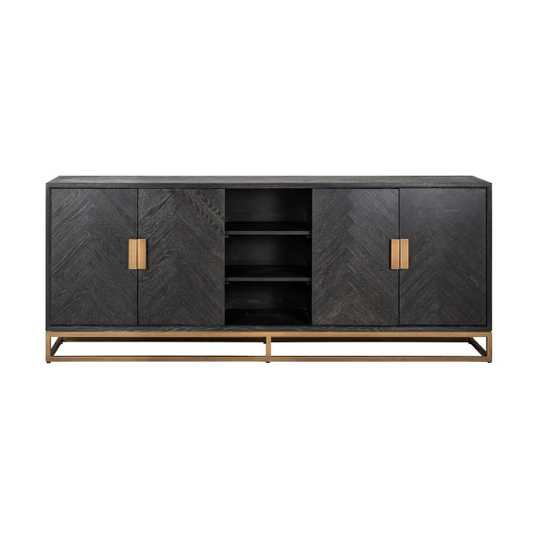 Groot Dressoir Zwarte Visgraat 3 Groot Dressoir Zwarte Visgraat