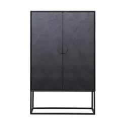 Grote Kast Zwart Hout