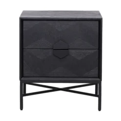 Zwart Nachtkastje Van Hout 12 Zwart Nachtkastje Van Hout -BEPUREHOME Winkel richmond interiors blax zwart nachtkastje van hout 03