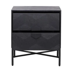 Zwart Nachtkastje Van Hout 15 Zwart Nachtkastje Van Hout -BEPUREHOME Winkel richmond interiors blax zwart nachtkastje van hout 04