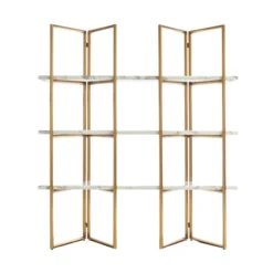 Design Stellingkast Met Marmer