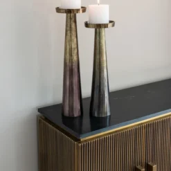 Dressoir Goud Met Marmer -BEPUREHOME Winkel richmond interiors ironville dressoir goud met marmer 07